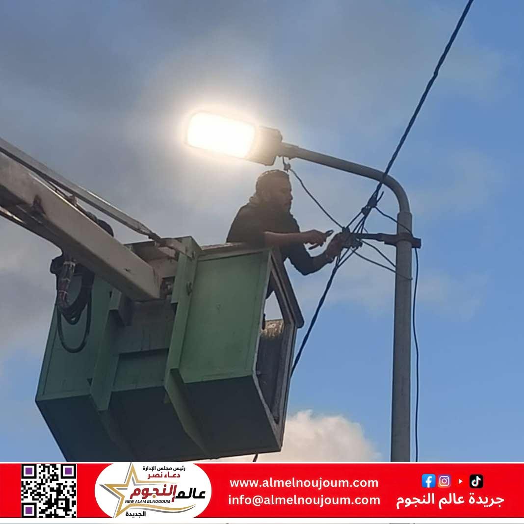 محافظ الإسكندرية يشدد على رفع كفاءة الإضاءة العامة والصيانة الدورية للأعمدة وإحلال وتجديد الكابلات المتهالكة بنطاق الأحياء