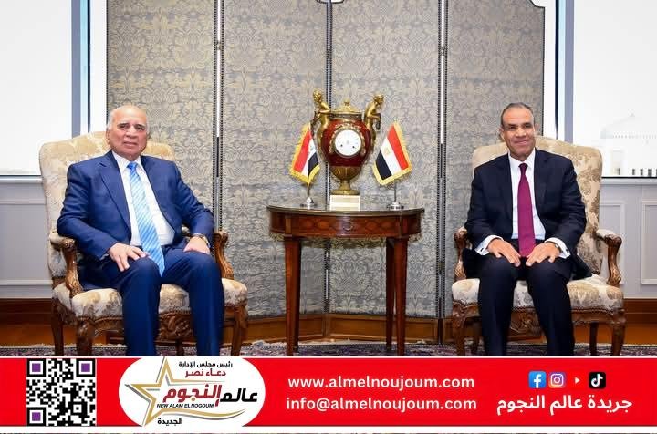 وزير الخارجية والهجرة يستقبل نائب رئيس الوزراء ووزير خارجية العراق 2 وزير الخارجية والهجرة يستقبل نائب رئيس الوزراء ووزير خارجية العراق