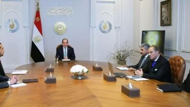 الرئيس السيسي يجتمع مع وزير السياحة والآثار لمناقشة الترتيبات المتعلقة بالاحتفالية المقررة لإفتتاح المتحف المصري الكبير في شهر يوليو ٢٠٢٥