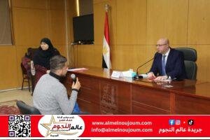 محافظ بني سويف يناقش طلبات وشكاوى المواطنين 2 مراقبة بني سويف يناقش قضايا وشكاوى