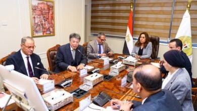 عوض تتابع مع عدد من المحافظين ومسئولى المتحدة للخدمات الإعلامية الاستعدادات الخاصة باحتفالية افتتاح المتحف المصرى الكبير