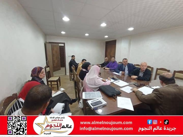 محافظ دمياط السكرتير العام المساعد يرأس إجتماع لجنة تحديد كميات صرف النخالة استعدادًا لعيد الفطر المبارك