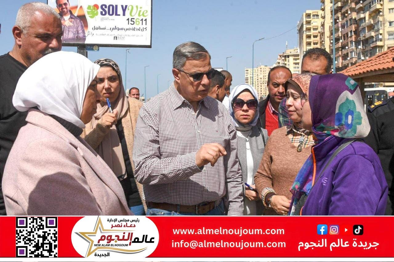 محافظ الإسكندرية يقود حملة مكبرة لمتابعة استعدادات الأجهزة التنفيذية ويشدد على إزالة كافة الاشغالات