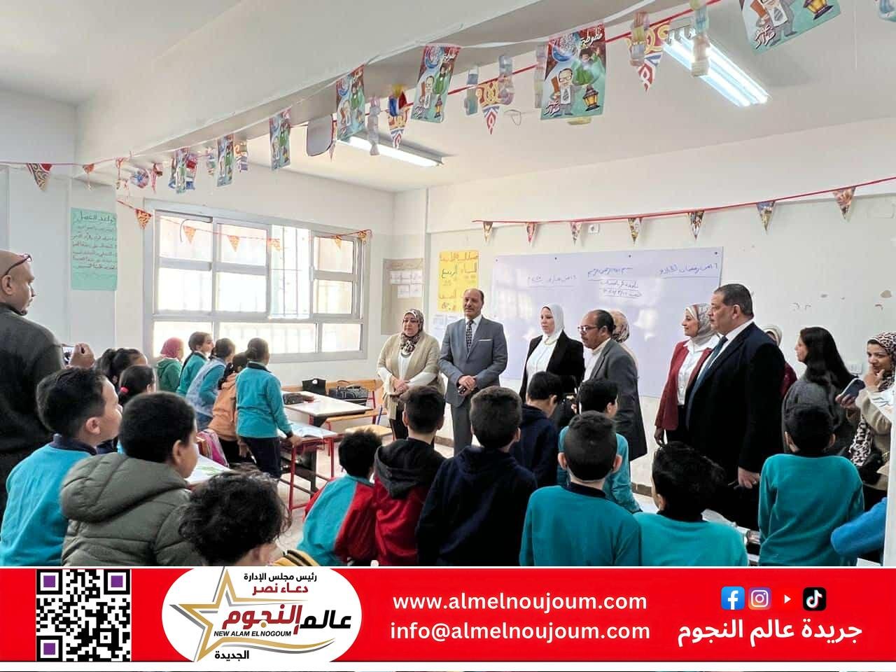 محافظ الإسكندرية يتابع فعاليات المبادرة الرئاسية "عيون أطفالنا مستقبلنا " لتصحيح الإبصار لطلاب المرحلة الابتدائية