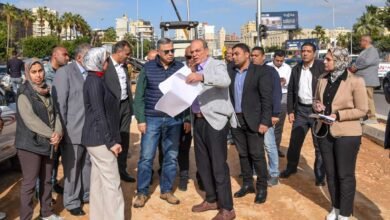 محافظ الإسكندرية يتابع نسب إنجاز مشروع تطوير ميدان الغزالتين ومدى تحقيق السيولة المرورية
