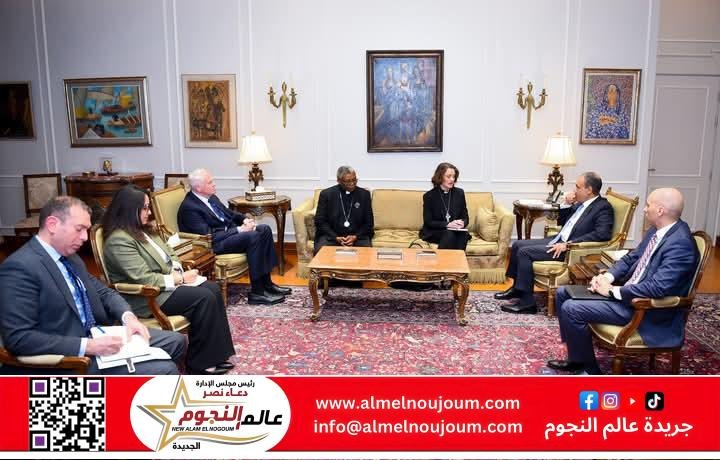 وزير الخارجية والهجرة يستقبل وفدًا من منظمة "كنائس من أجل السلام في الشرق الأوسط" الأمريكية