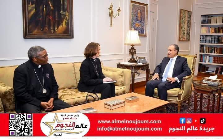 وزير الخارجية والهجرة يستقبل وفدًا من منظمة "كنائس من أجل السلام في الشرق الأوسط" الأمريكية