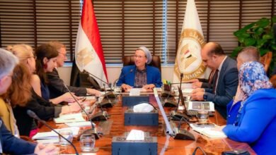 وزيرة البيئة تلتقي وفد جمعية أرباب رجال الأعمال الفرنسية "ميديف الدولية" MEDEF