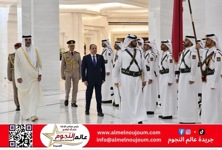 الرئيس السيسي يلتقي بسمو الأمير تميم بن حمد آلثاني أمير دولة قطر
