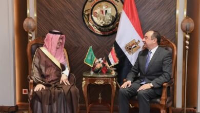 وزير قطاع الأعمال العام يستقبل سفير السعودية بالقاهرة لبحث تعزيز التعاون 