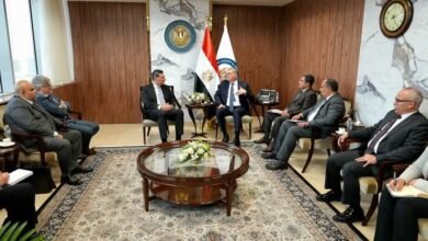 وزير البترول والثروة المعدنية  يستقبل السيد ماثيوس ريجاس رئيس شركة أنرجين اليونانية لبحث أوجه التعاون المشترك