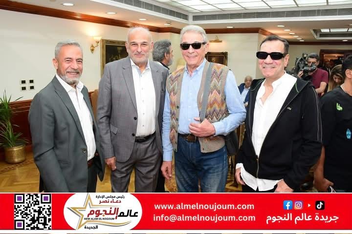 تكريم الفنان رشوان توفيق في مؤتمر ماسبيرو للدراما