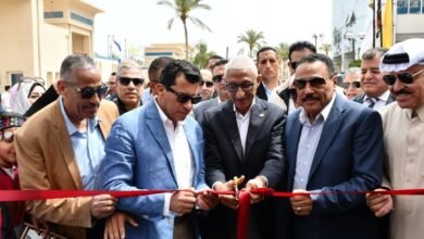 وزير الشباب ومحافظي شمال سيناء ومطروح يفتتحون معرض لمنتجات الشباب الحرفية والتراثية