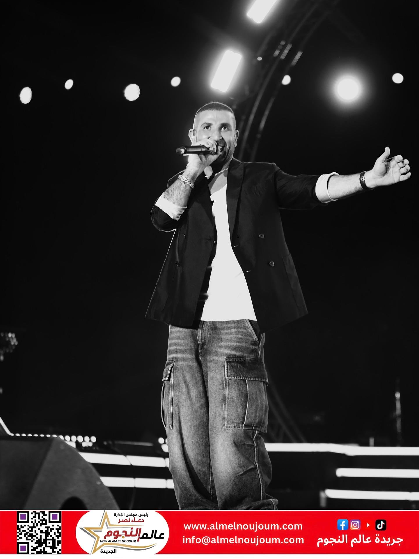 أحمد سعد يتألق في ليلة ساحرة من ليالي سماء العلا (صور)