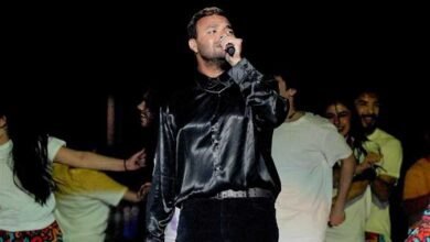 رامي صبري يحيي حفل مباريات كأس أمم أفريقيا للشباب 