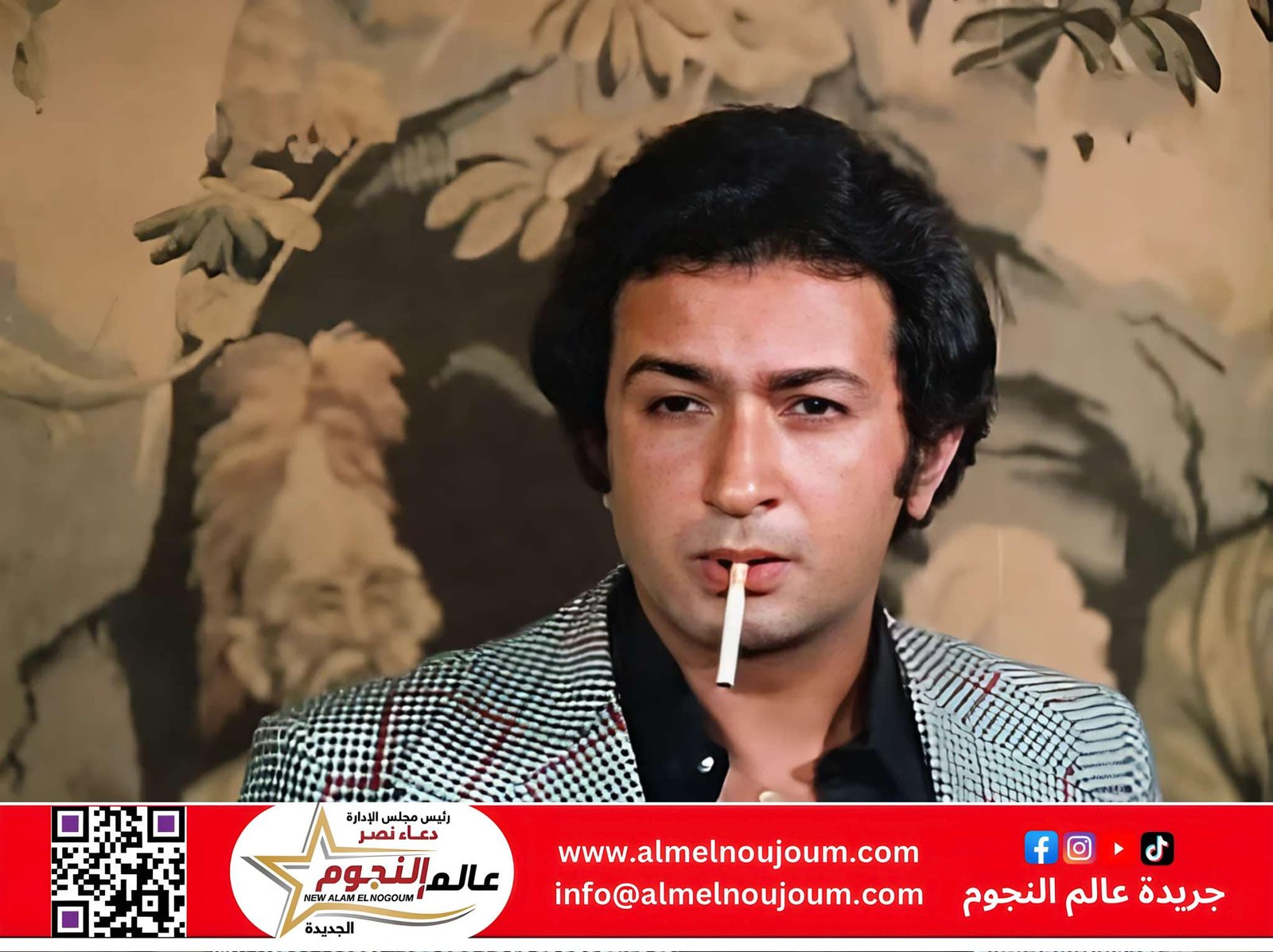 "نور الشريف.. فيلسوف الفن الذي نقش اسمه في ذاكرة العرب ورحل تاركًا إرثًا لا يموت" 2 نور الشريف “الشك القاتل”… شائعات التجسس التي أثرت على مسيرته الفنية
