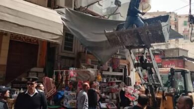 محافظ الإسكندرية يشدد علي تكثيف حملات إزالة الإشغالات والتعديات بأحياء الثغر