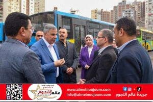 محافظ الإسكندرية يتفقد جراج سيدي بشر ويؤكد: تحسين خدمة النقل العام يبدأ من هنا