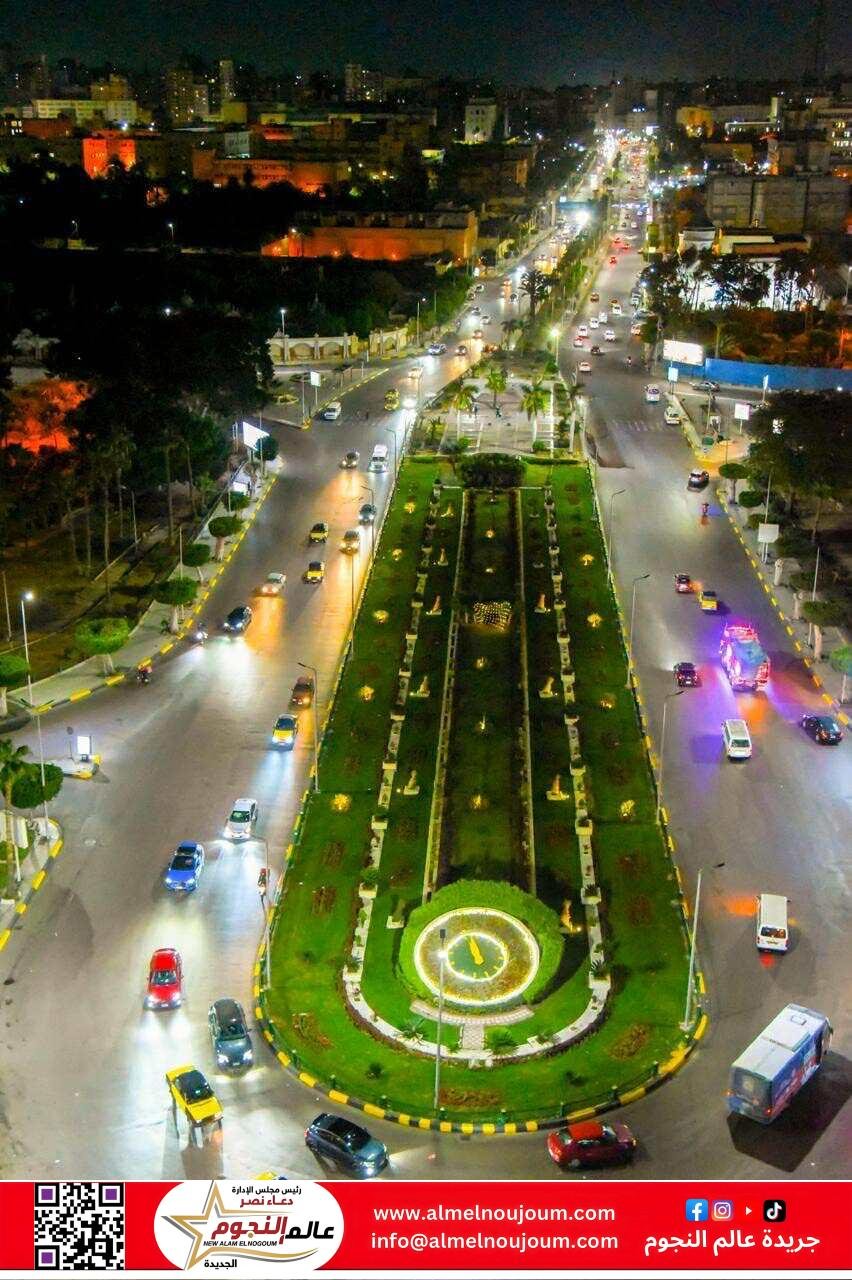 محافظ الإسكندرية: ميدان ساعة الزهور يتلألأ بعد استعادة شكله الذي كان عليه عام ١٩٦٦ 4 محافظ الإسكندرية: ميدان ساعة الزهرة يتألأ بعد استعادة شكله الذي كان عام ١٩٦٦