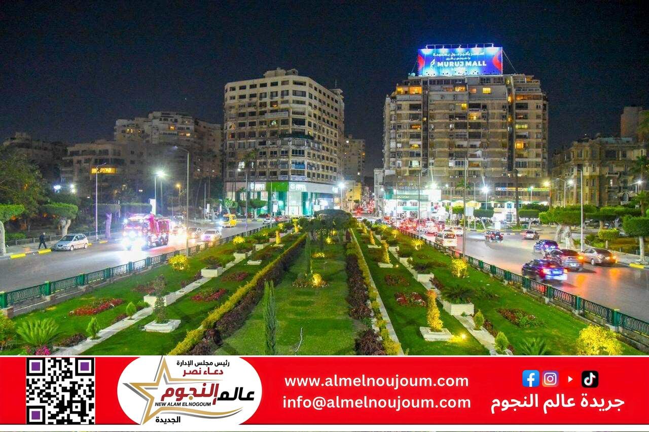 محافظ الإسكندرية: ميدان ساعة الزهور يتلألأ بعد استعادة شكله الذي كان عليه عام ١٩٦٦ 3 محافظ الإسكندرية: ميدان ساعة الزهرة يتألأ بعد استعادة شكله الذي كان عام ١٩٦٦