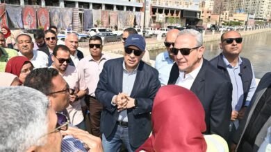وزير الري يتفقد حالة الري وأعمال تطهيرات الترع بمحافظة الغربية 