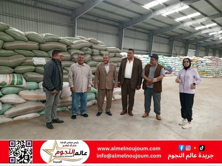 وكيل وزارة الزراعة بدمياط يتفقد توريد القمح ويؤكد تذليل العقبات أمام المزارعين