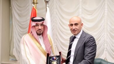 وزير التربية والتعليم يستقبل المدير العام لمكتب التربية العربي لدول الخليج 