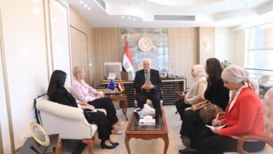 وزير التعليم العالي يبحث مع سفيرة الاتحاد الأوروبي تعزيز الشراكة المصرية الأوروبية