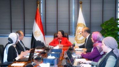 وزيرة البيئة تبحث مع رئيس شركة المقاولون العرب التعاون فى مجال إعادة تدوير مخلفات الهدم والبناء