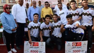 وزير الشباب والرياضة ومحافظ القليوبية يشهدان ختام دوري الأندية الصغيرة والأحياء والساحات الشعبية 