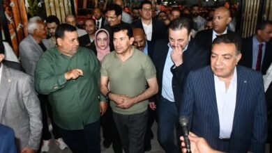 وزير الشباب والرياضة ومحافظ الدقهلية يفتتحان منشآت نادي المنصورة الجديد بجمصة