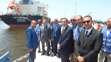 رئيس مصلحة الجمارك يجري  جولة ميدانية بميناءي الإسكندرية والدخيلة
