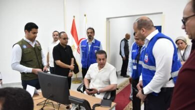 نائب رئيس مجلس الوزراء وزير الصحة يتفقد مستشفى الحمام المركزي بمحافظة مطروح