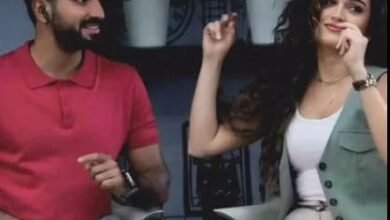 شاهد نور إيهاب ومحمد الشرنوبي كواليس فيلم الساعة 7