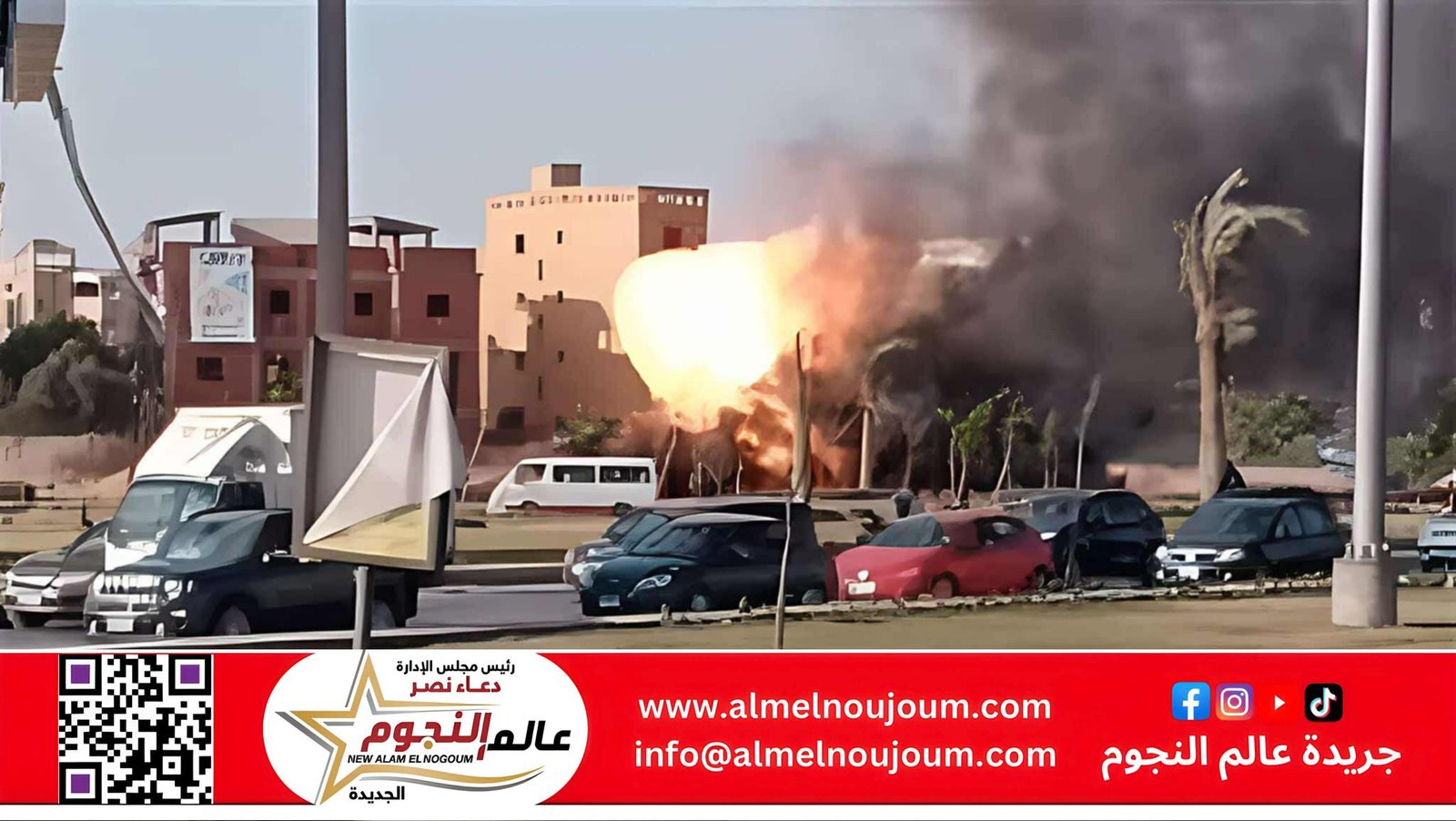 النيابة تتهم 6 أشخاص بالإهمال في حادث انفجار خط الغاز بطريق الواحات: “أعمال عشوائية دون تنسيق”