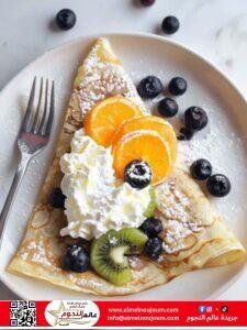 طريقة عمل الكريب المنزلي.. وصفة سهلة بحشوات حلوة ومالحة 2 طريقة عمل الكريب المنزلي.. وصفة سهلة بحشوات حلوة ومالحة