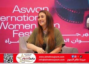 حوار خاص مع "كندة علوش" بعد تكريمها في مهرجان أسوان: عمرو يوسف مصدر ثقتي