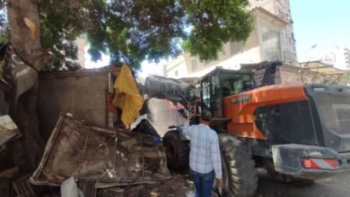 حملة مُكبرة لإزالة الإشغالات والتعديات بسوق باكوس