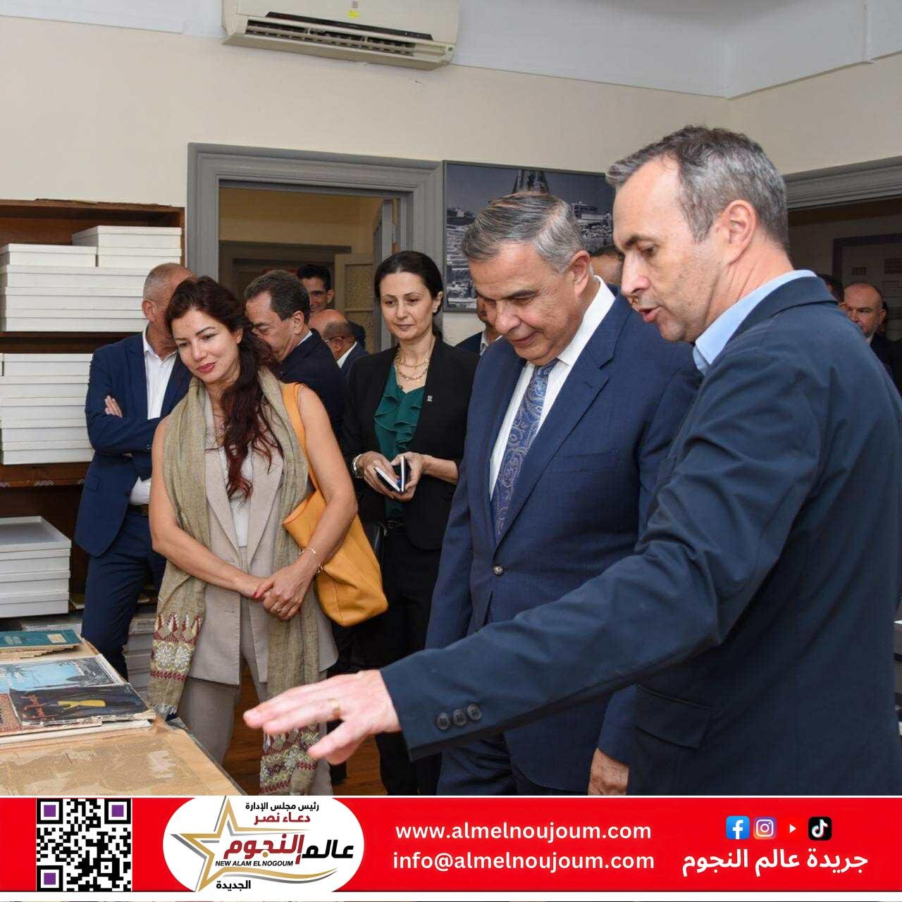 محافظ الإسكندرية يفتتح المقر الجديد لمركز الدراسات السكندرية الفرنسي