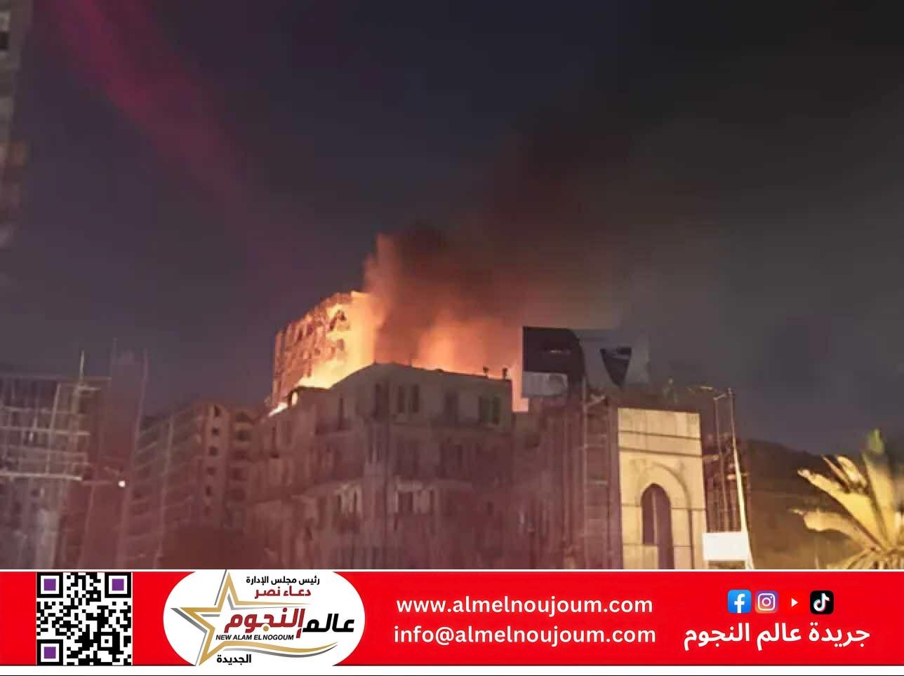 السيطرة على حريق محدود بمبنى السموم في قصر العيني دون إصابات