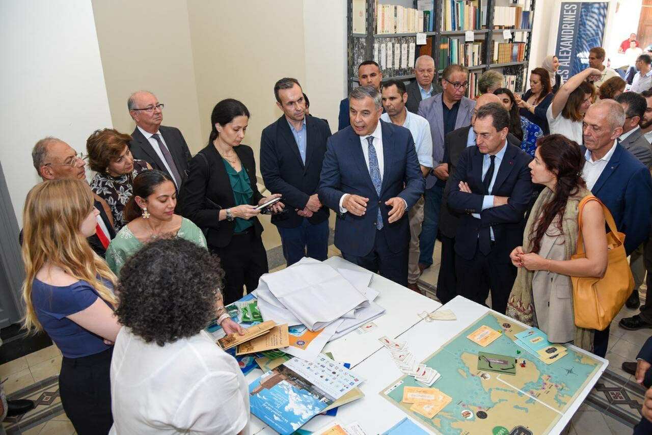 محافظ الإسكندرية يفتتح المقر الجديد لمركز الدراسات السكندرية الفرنسي