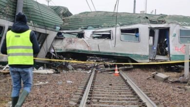 مصرع شاب وإصابة اثنين في حادث قطار أمام مساكن طابا ببنها