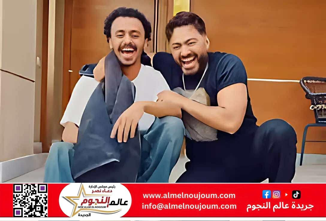 كزبرة يشارك تامر حسني احتفاله بفيلم «ريستارت» في العرض الخاص استعدادًا لموسم عيد الأضحى