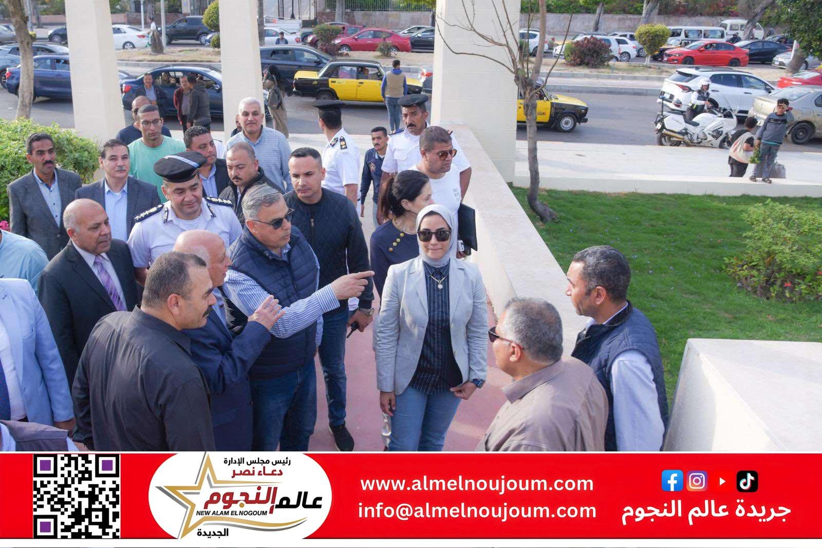 محافظ الإسكندرية يفتتح أعمال تطوير حديقة مستشفى جمال عبد الناصر