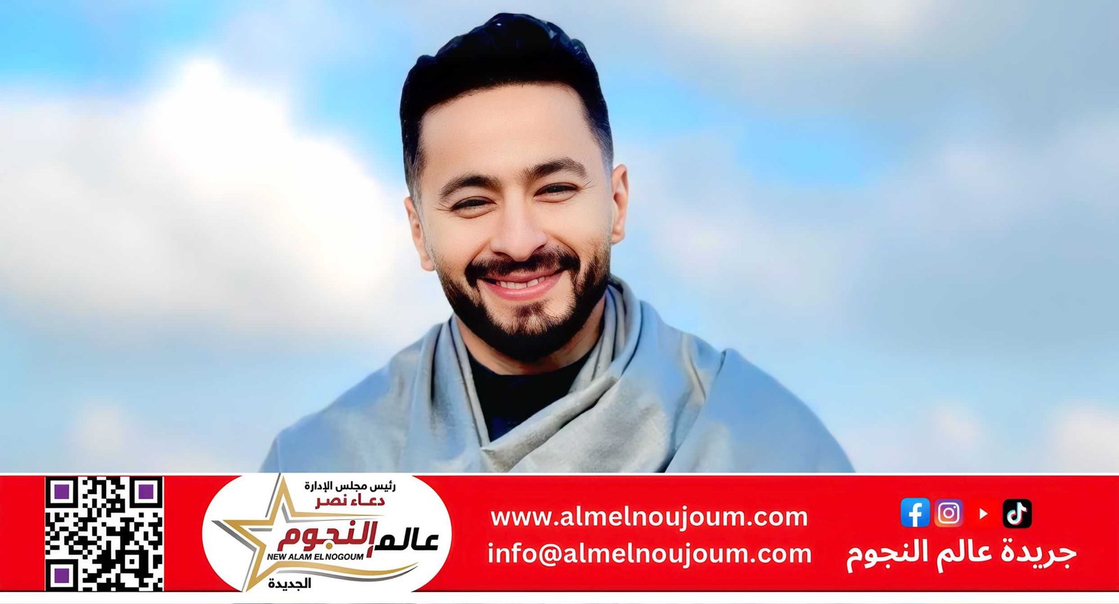 حمادة هلال يشكر جمهور تونس بعد تكريمه في مهرجان العربي للإذاعة والتلفزيون