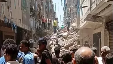 استخراج 9 ناجين من تحت أنقاض العقارين المنهارين بـ«حدائق القبة»
