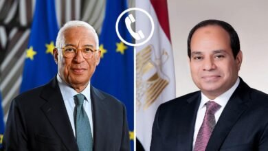 الرئيس السيسي يتلقي اتصالاً هاتفياً من السيد "أنطونيو كوستا" رئيس المجلس الأوروبي