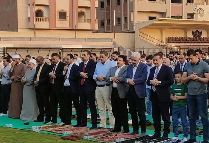 وزارة الأوقاف: مديرية أوقاف المنوفية تنظم شعائر صلاة عيد الأضحى بساحة نادي الجمهورية بشبين 