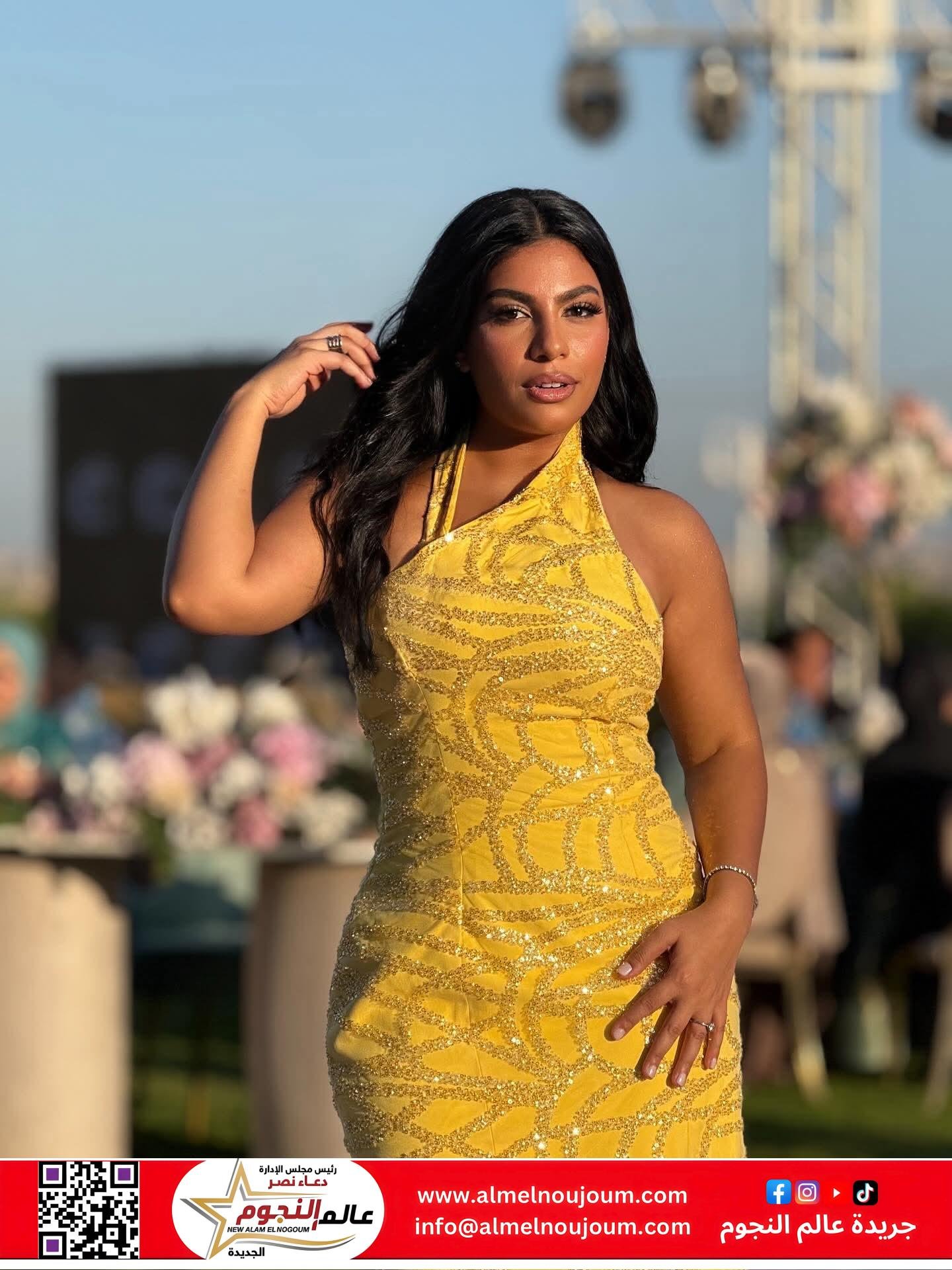 أحدث ظهور للفنانة دنيا سامي يشعل مواقع التواصل بإطلالة أنيقة باللون الأصفر 2 أحدث ظهور للفنانة دنيا سامي يشعل مواقع التواصل بإطلالة أنيقة باللون الأصفر