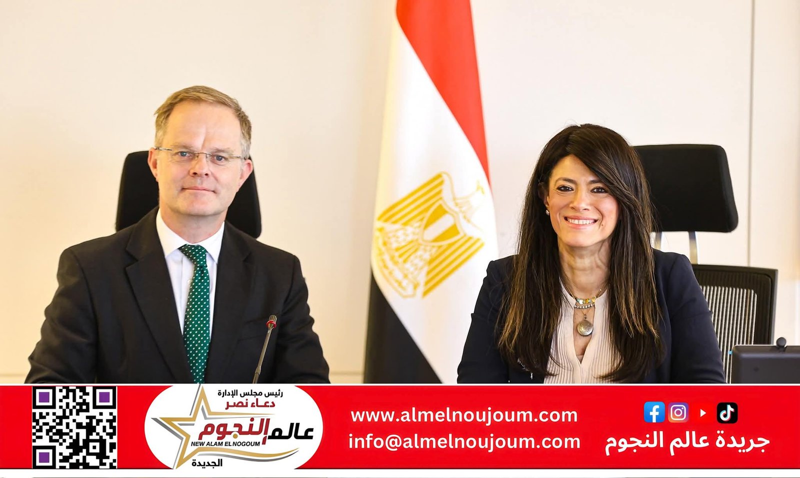 المشاط تبحث مع سفير المملكة المتحدة في مصر دفع العلاقات الاقتصادية والاستثمارية 